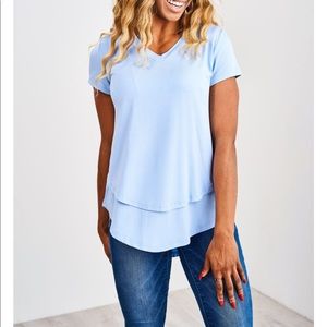 Latched mama nursing tee